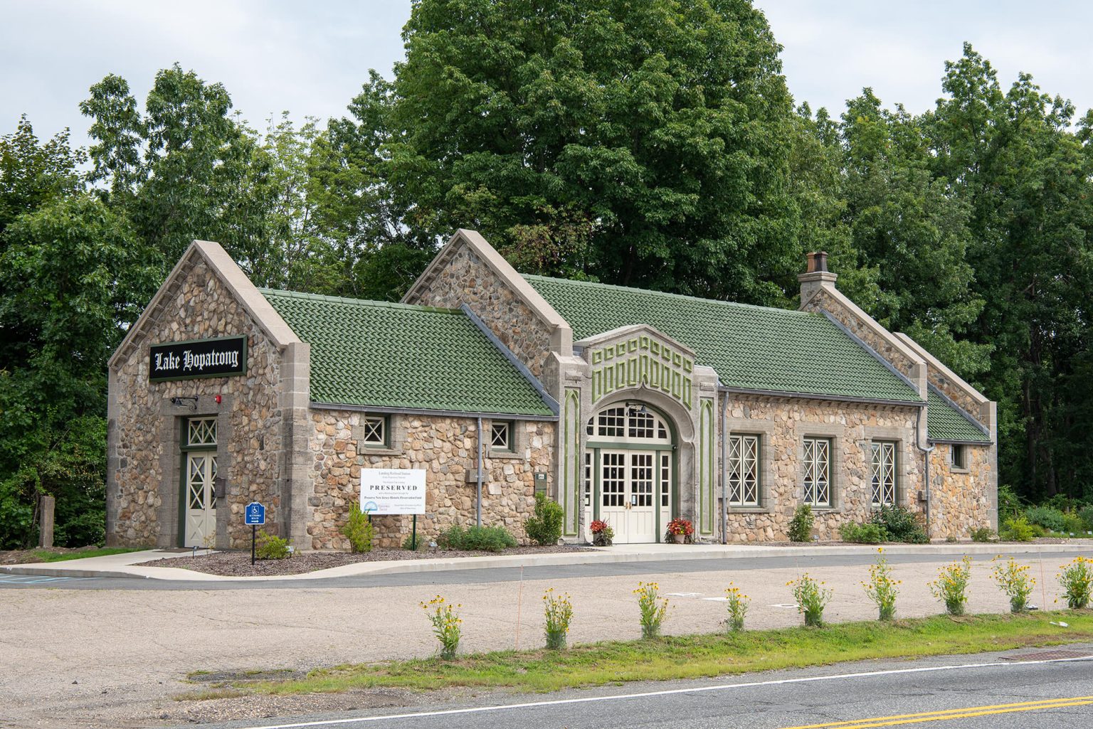 Lake Hopatcong Train Station Landing, Roxbury Township, Morris County, NJ